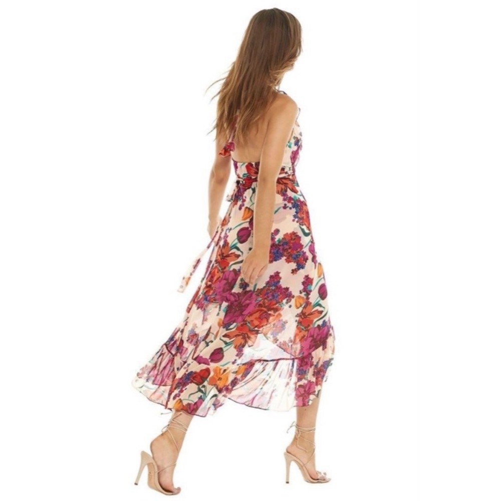 MISA LOS ANGELES Melany Dress in Burgundy Floral - Picture 5 of 6